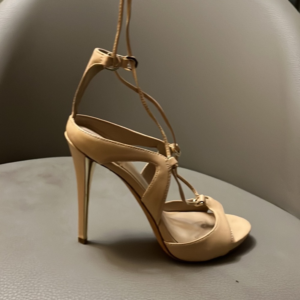 Marciano Elegant Tan Strappy Women's Heels